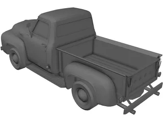 Ford F-100 (1953) 3D Model preview