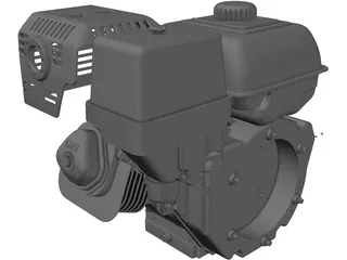 Honda GX390 Engine 3D Model preview