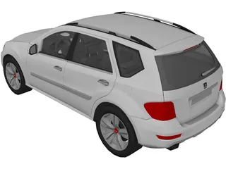 Haval H6 3D Model preview
