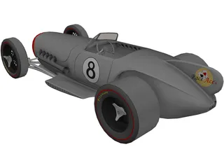 Hot Rod 3D Model preview