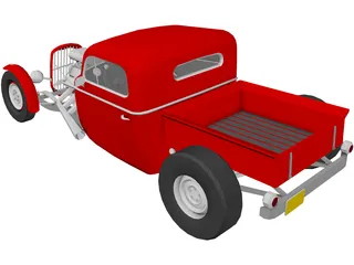 Hot Rod 3D Model preview