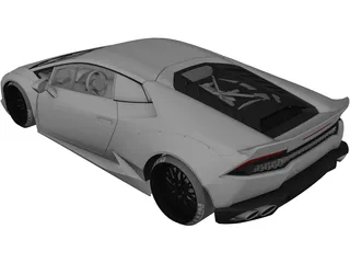 Lamborghini Huracan GT 3D Model preview