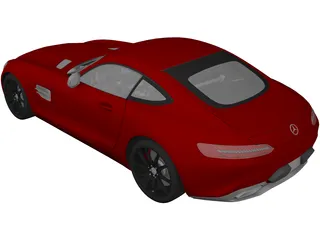 Mercedes-Benz AMG GT (2016) 3D Model preview