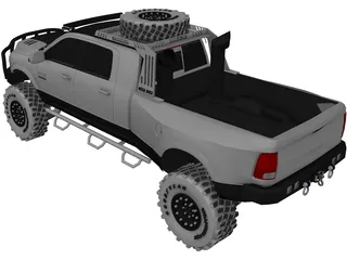 Dodge Ram 3500 3D Model preview