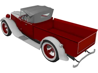 Ford Pickup 3D Model preview