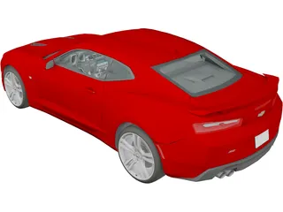 Chevrolet Camaro SS (2016) 3D Model preview