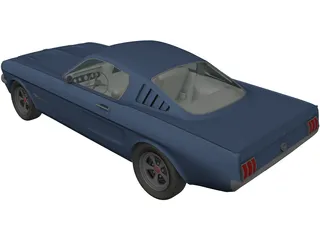 Ford Mustang (1966) 3D Model preview