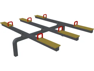 Teeter Totter 3D Model preview