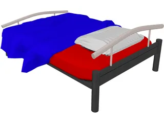 Bed 3D Model preview