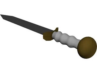 Roman Sword 3D Model preview