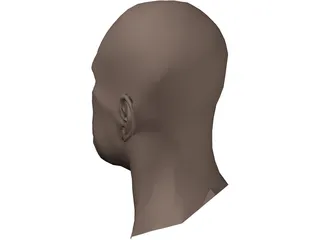 Human Head Face 3D Model preview