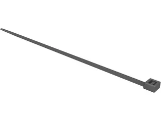 Tie Wrap 3D Model preview