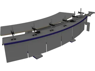 Raised 10cm Clean 3D Model preview