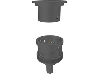 BNC Connectors 3D Model preview