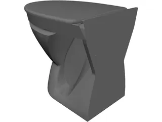 Toilet 3D Model preview