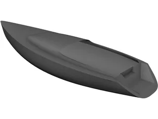 Sailboat 3D Model preview