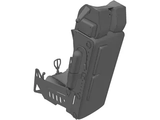 Ejection Seat 3D Model preview