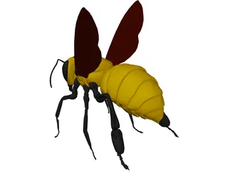 Bee 3D Model preview