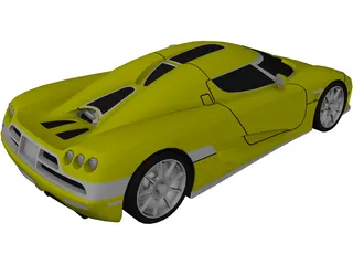 Koenigsegg CCX 3D Model preview