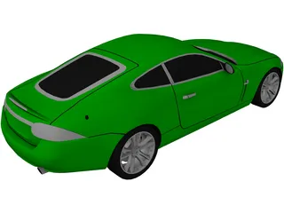 Jaguar XK 3D Model preview