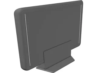 Sony Black Screen Plasma 3D Model preview