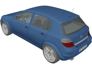 Opel Astra 3D Model preview