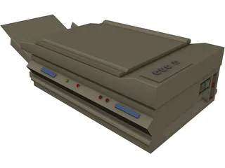 Laser Copy Machine 3D Model preview
