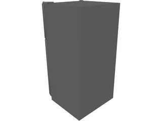 Refrigerator GE 3D Model preview