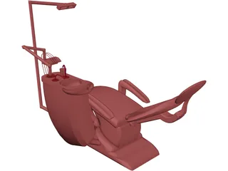 Dental Chair 3D Model preview