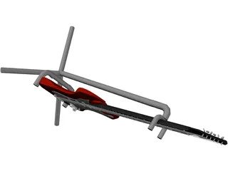 Electric Guitar 3D Model preview