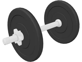 Dumbell 3D Model preview