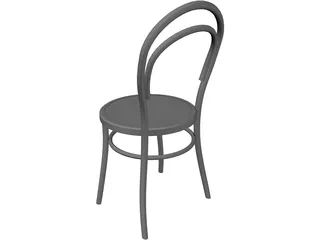 Retro Chair 3D Model preview