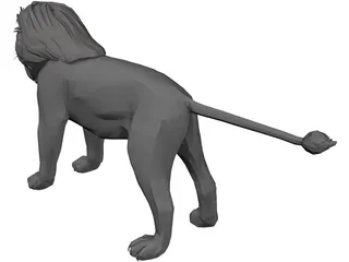 Lion 3D Model preview