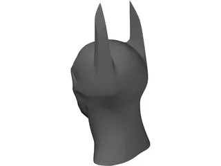 Batman Cowl and Face 3D Model preview
