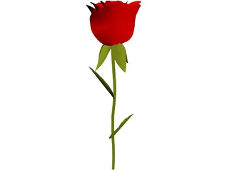 Rose 3D Model preview