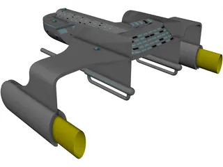 Space Craft 3D Model preview