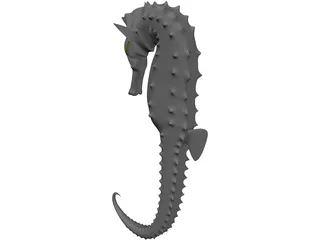 Hippocampe 3D Model preview