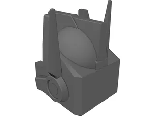 Transformers Optimus Prime Head 3D Model preview