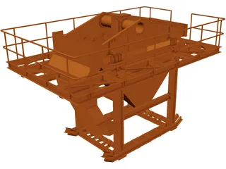 De-Watering Sandscreen 3D Model preview