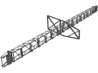 Conveyor 24m 3D Model preview