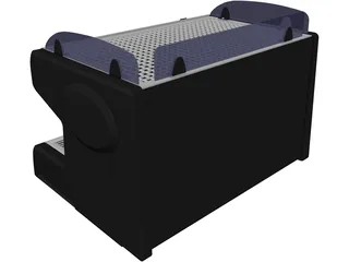 Espresso Bar 3D Model preview