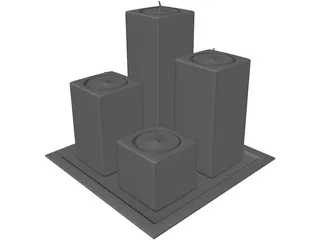 Candlestick 3D Model preview
