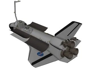 Space Shuttle Discovery 3D Model preview