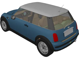 Mini Cooper 3D Model preview