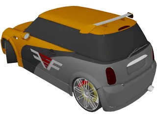 Mini Cooper [Tuned] 3D Model preview