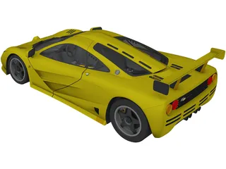 McLaren F1 LM 3D Model preview