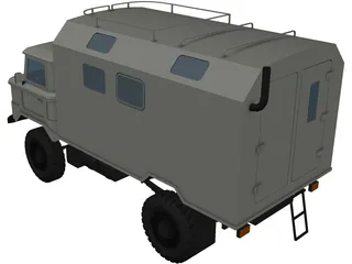 GAZ-66 3D Model preview