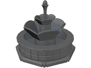 Fountain 3D Model preview