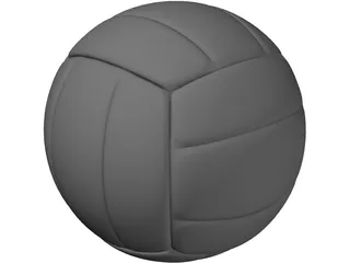 Volleyball 3D Model preview