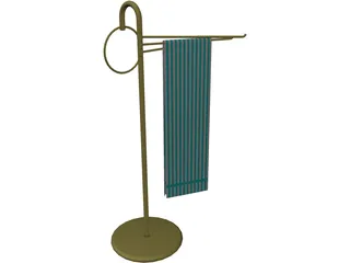Towel Dryer 3D Model preview